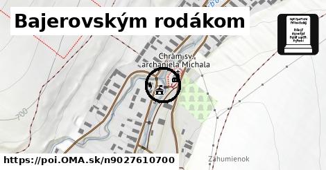 Bajerovským rodákom