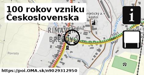 100 rokov vzniku Československa