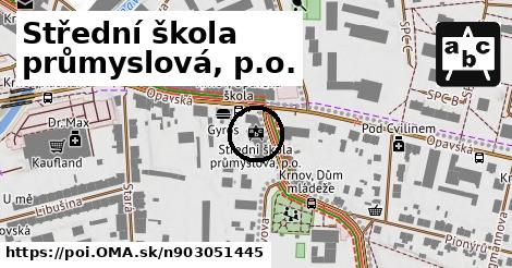 Střední škola průmyslová, p.o.