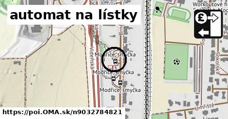 automat na lístky