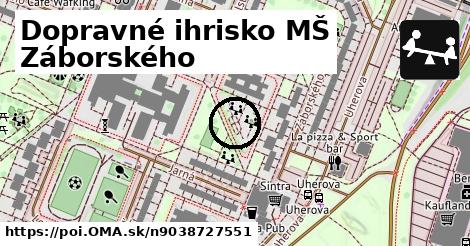 Dopravné ihrisko MŠ Záborského