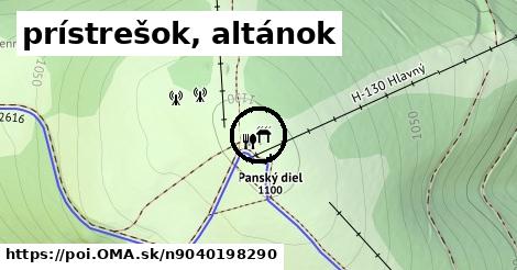 prístrešok, altánok