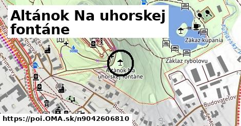 Altánok Na uhorskej fontáne