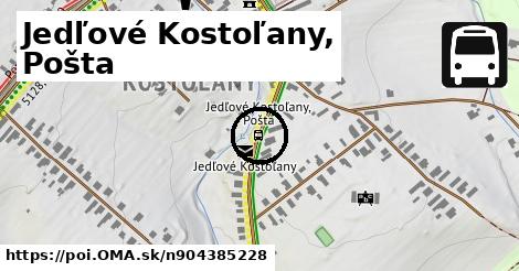 Jedľové Kostoľany, Pošta