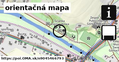 orientačná mapa