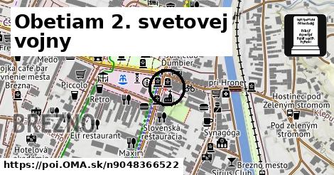 Obetiam 2. svetovej vojny