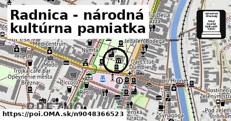 Radnica - národná kultúrna pamiatka