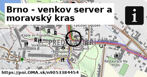 Brno - venkov server a moravský kras