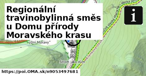 Regionální travinobylinná směs u Domu přírody Moravského krasu