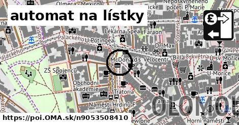 automat na lístky