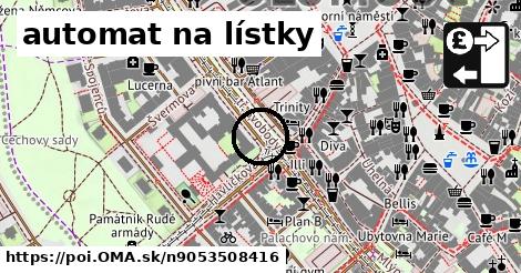 automat na lístky