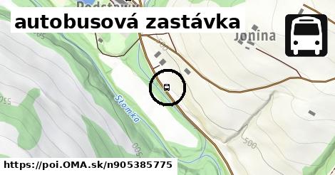 autobusová zastávka