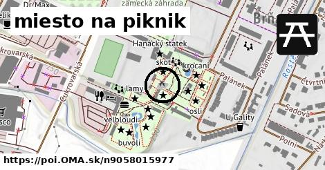 miesto na piknik