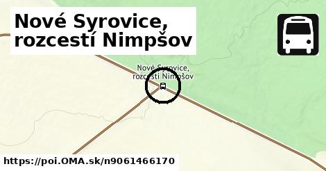 Nové Syrovice, rozcestí Nimpšov