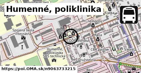 Humenné, poliklinika