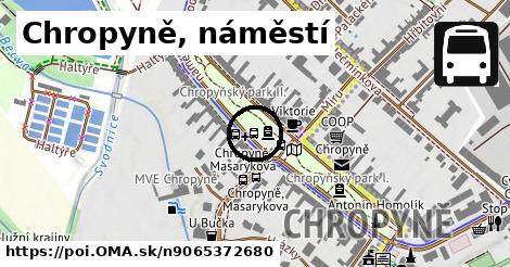 Chropyně, náměstí