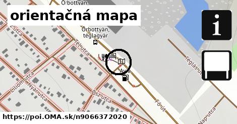 orientačná mapa