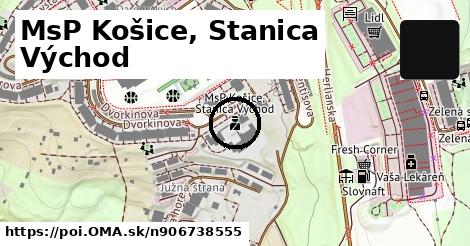 MsP Košice, Stanica Východ