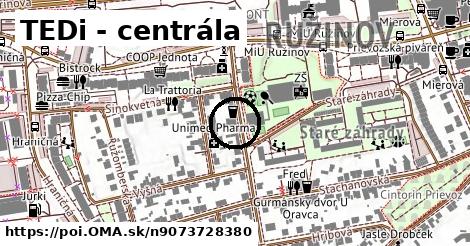 TEDi - centrála