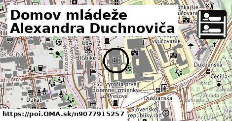 Domov mládeže Alexandra Duchnoviča