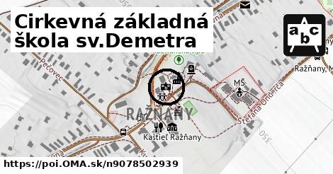 Cirkevná základná škola sv.Demetra