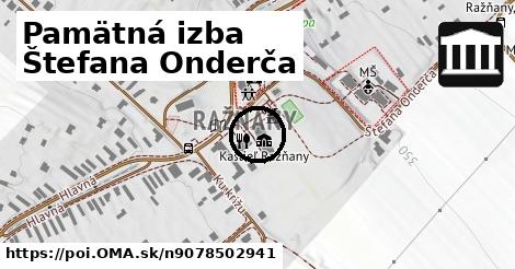 Pamätná izba Štefana Onderča