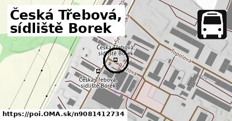 Česká Třebová, sídliště Borek