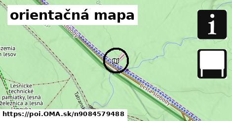 orientačná mapa