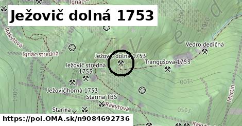 Ježovič dolná 1753