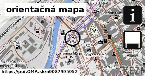 orientačná mapa