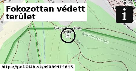 Fokozottan védett terület