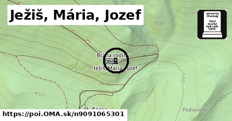 Ježiš, Mária, Jozef