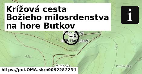 Krížová cesta Božieho milosrdenstva na hore Butkov