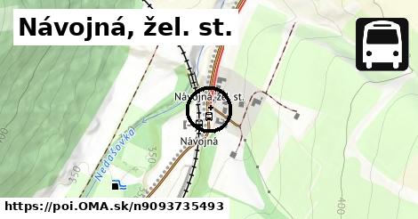 Návojná, žel. st.