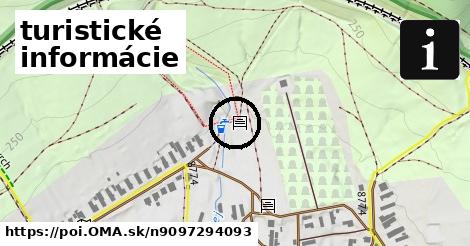 turistické informácie