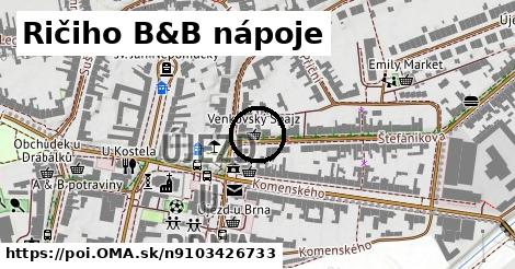 Ričiho B&B nápoje