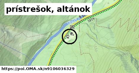 prístrešok, altánok