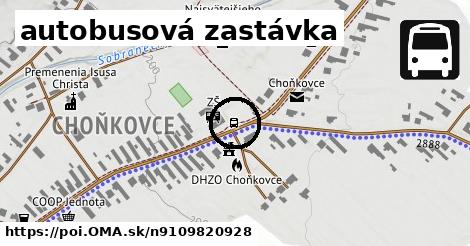 autobusová zastávka