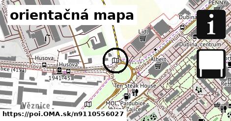 orientačná mapa