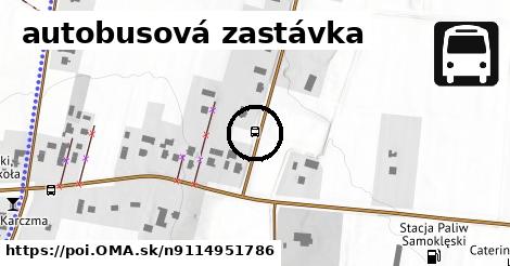 autobusová zastávka