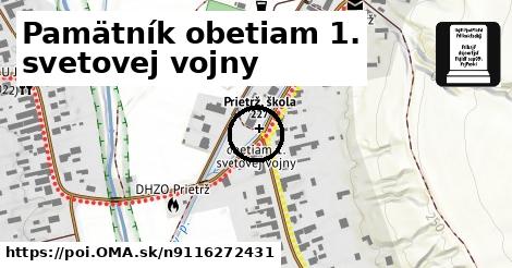 Pamätník obetiam 1. svetovej vojny