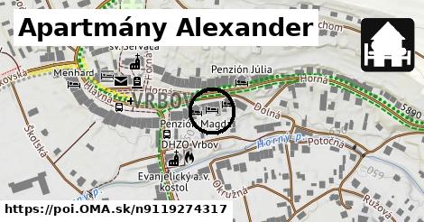 Apartmány Alexander