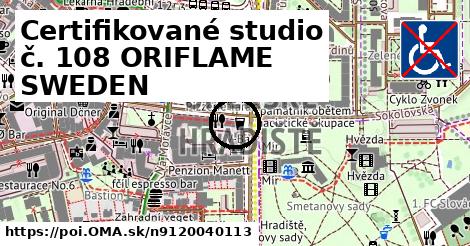 Certifikované studio č. 108 ORIFLAME SWEDEN