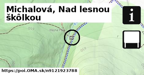 Michalová, Nad lesnou škôlkou