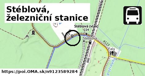 Stéblová, železniční stanice