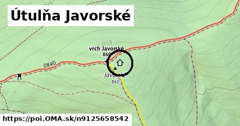 Útulňa Javorské