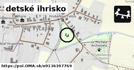 detské ihrisko