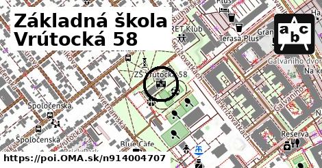 Základná škola Vrútocká 58