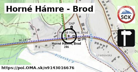 Horné Hámre - Brod