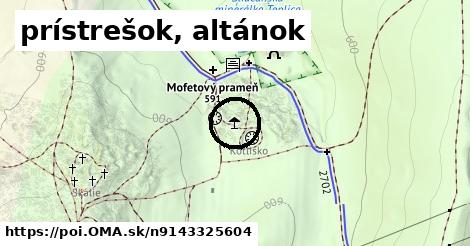 prístrešok, altánok